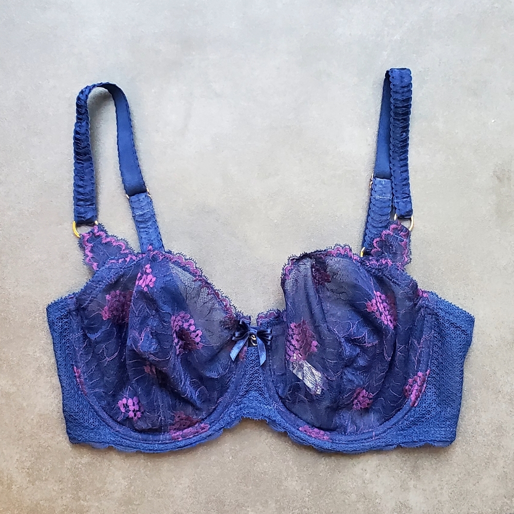 Chantelle Lace Unlined Underwire Bra 32DDD